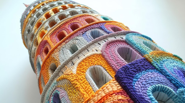 haftowane wzory na tkaninie